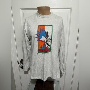 Unisex Large Vintage Long Sleeve T-Shirt Extreme Winter Purgatory 1993 Snow Ski